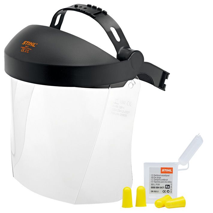 Оснащение для защиты лица и слуха с пластиковым щитком. STIHL - STIHL