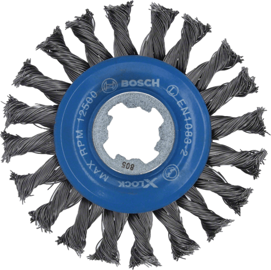 X-LOCK Кольцевая щетка пучки 115мм СТАЛЬ 0.5мм