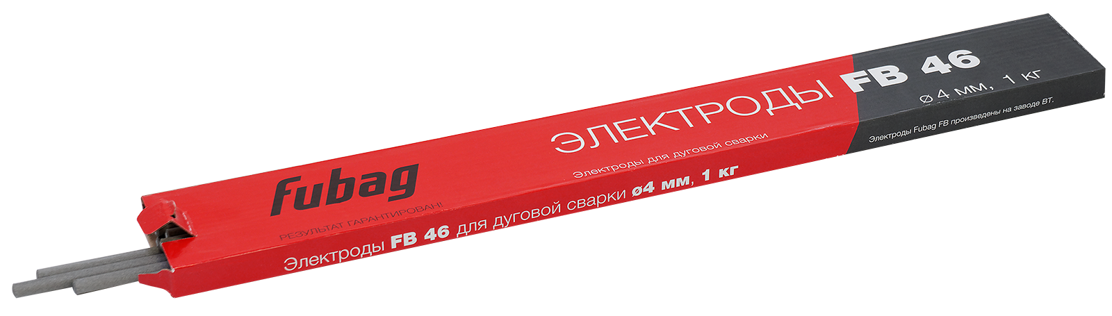FUBAG Электрод сварочный с рутилово-целлюлозным покрытием FB 46 D4.0 мм (пачка 0.9 кг)