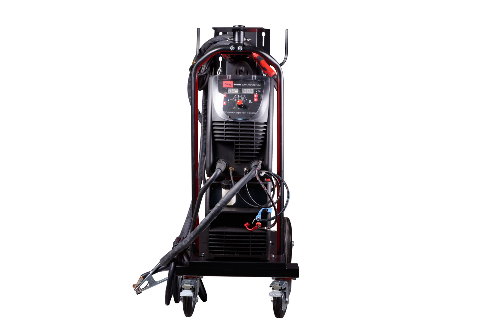 FUBAG Сварочный инверторный аргонодуговой аппарат INTIG 500 T AC/DC PULSE + горелка FB TIG 18 5P 4m (38042) + блок жидкостного охлаждения Cool 70 (38035) + тележка (38036)