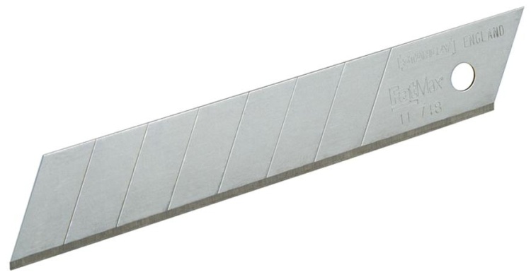 0-11-718 STANLEY  ЛЕЗВИЕ ДЛЯ НОЖА FATMAX С 18-ММ ЛЕЗВИЕМ С ОТЛАМЫВАЮЩИМИСЯ СЕГМЕНТАМИ 5ШТ