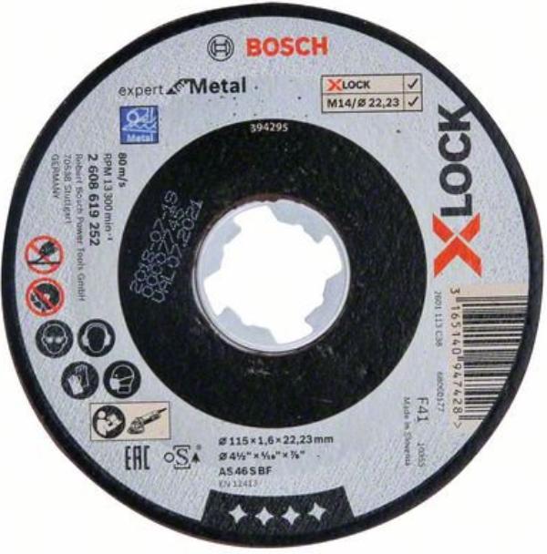 X-LOCK Отрезной диск Expert for Metal 115x1.6x22.23 прямой