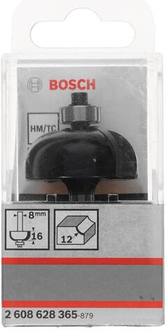 Фреза BOSCH галтельная Std S8/R12/D36.7/L16