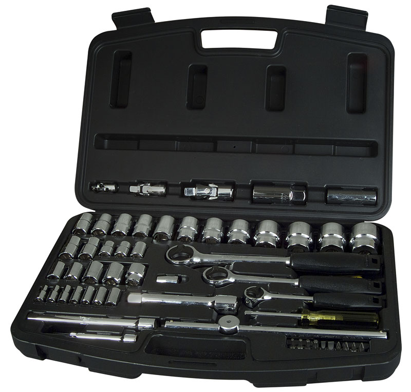 1-94-657 НАБОР ТОРЦЕВЫХ ГОЛОВОК STANLEY 1/4"+3/8"+1/2" (60 ПРЕДМЕТОВ)