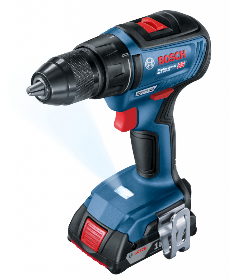 Аккумуляторный шуруповерт Bosch GSR 18V-50