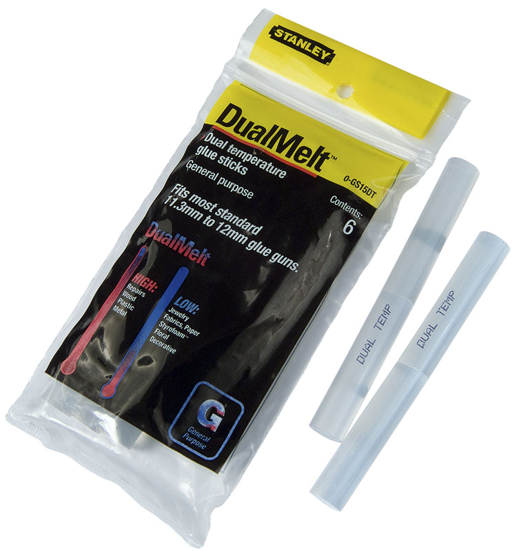 ТЕРМОКЛЕЙ ДЛЯ КЛЕЕВОГО ПИСТОЛЕТА STANLEY, 1-GS15DT, Ø11.3 Х 100ММ Х 6ШТ.