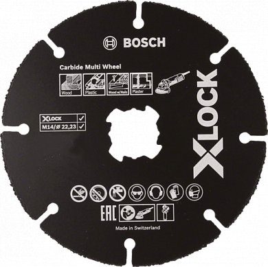 X-LOCK Отрезной круг ПО ДЕРЕВУ ДЛЯ УШМ 125 ММ