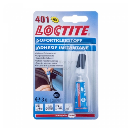 Высокопрочный клей Loctite 401 BC 3g