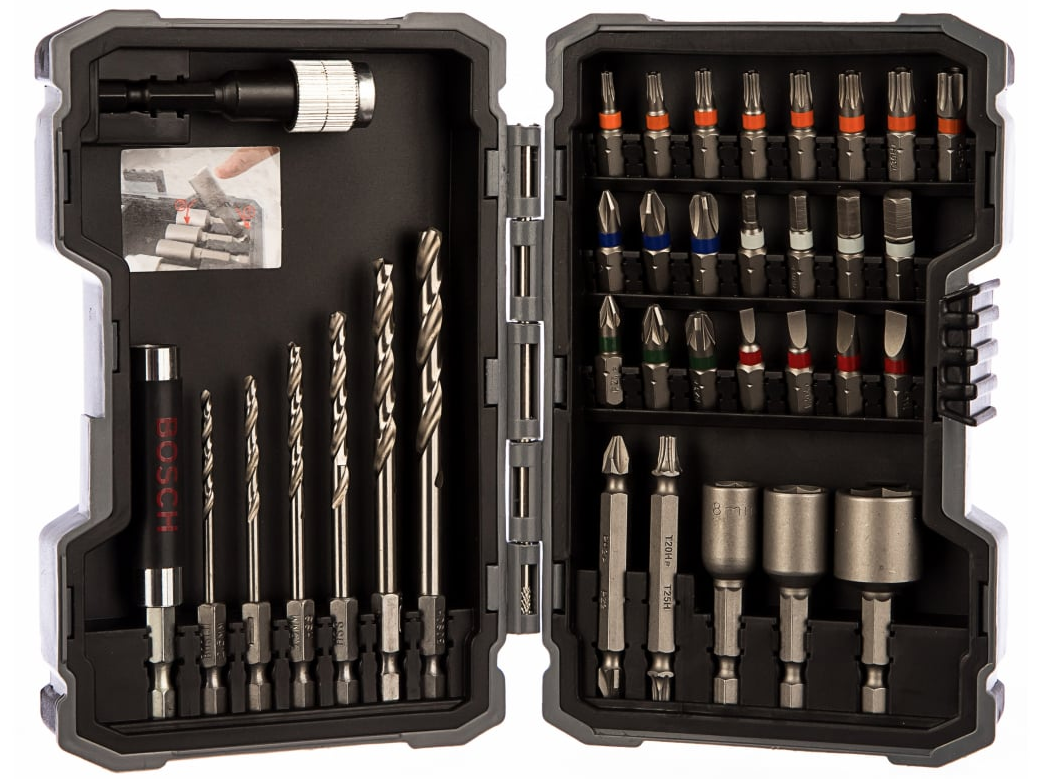 Набор бит и сверл по металлу 35 шт. Bosch