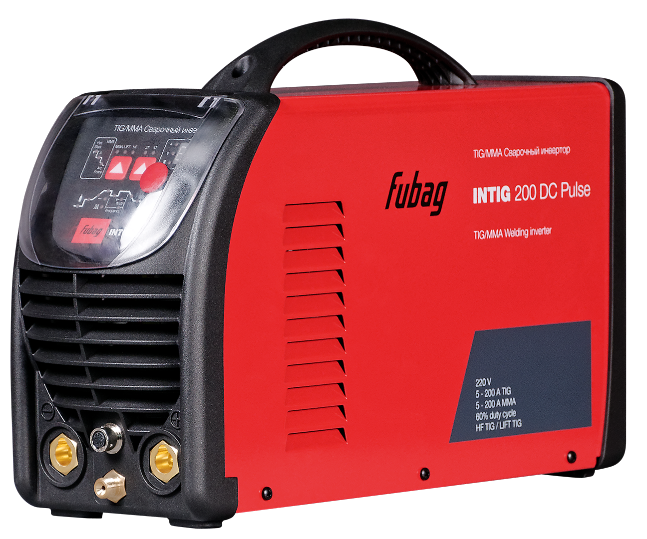 FUBAG Сварочный инверторный аргонодуговой аппарат FUBAG INTIG 200 DC PULSE с горелкой FB TIG 26 5P 4m