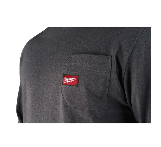 Футболка Milwaukee с длинными рукавами серая WTLSG-XXL