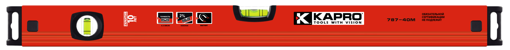 KAPRO® Строительный уровень 787-40-100М